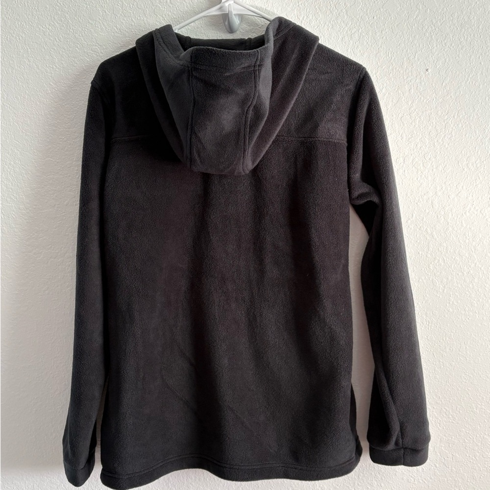 COLUMBIA BLACK FULL-ZIP FLEECE GIRLS JACKET (18-20)- WOMENS MED - Picture 6 of 6